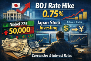 BOJ rate hike to 0.75 percent and its impact on Japanese stocks and investing decisions
